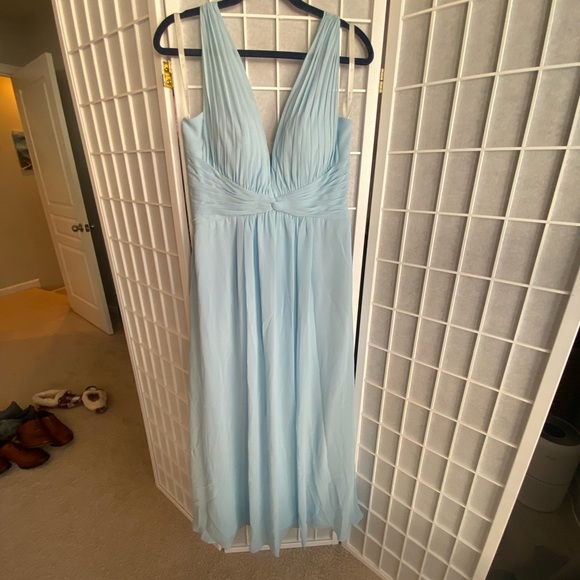 Dear Cleo Isabella Light Blue Bridesmaid Dress - Picture 3 of 5